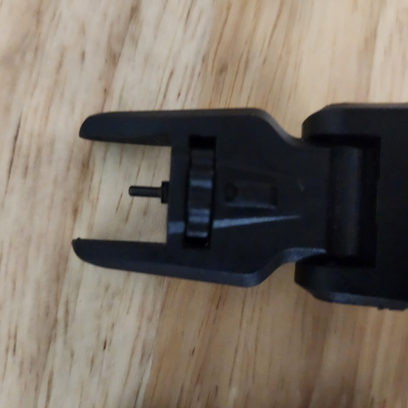 Black Tactical Flip-Up Sights - Picture 3 of 3
